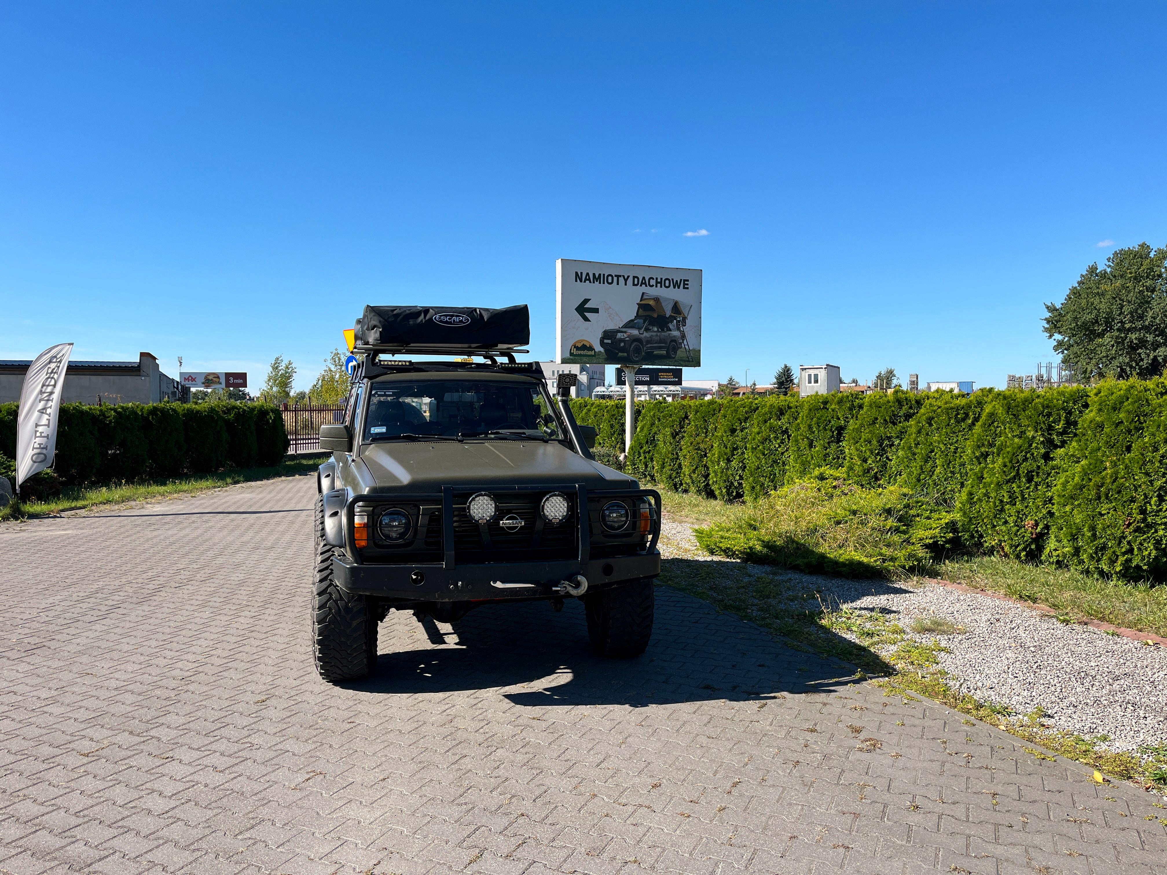 Namiot dachowy Escape Alaska 140 Long na Nissan Patrol